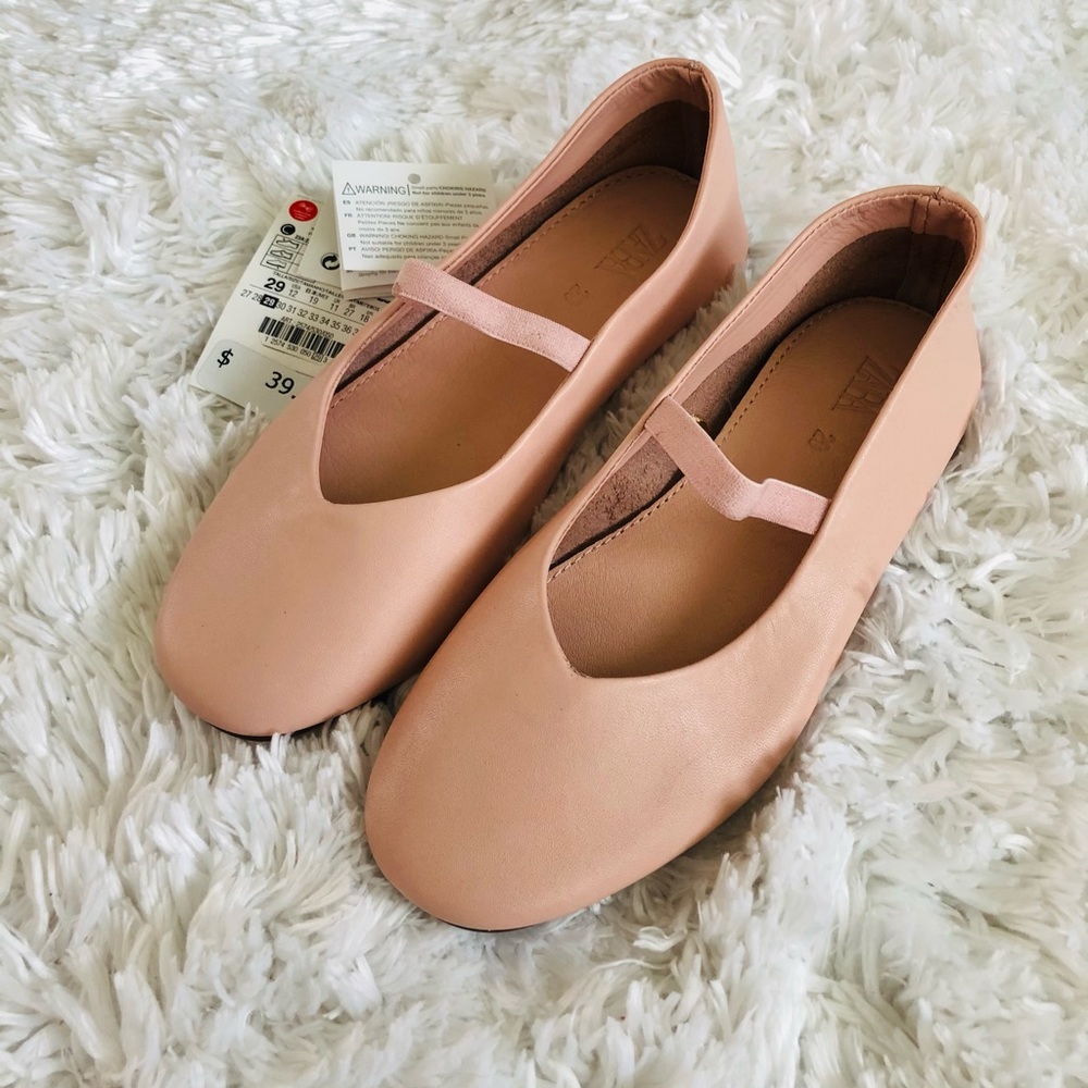 Blush Pink Zara Flats